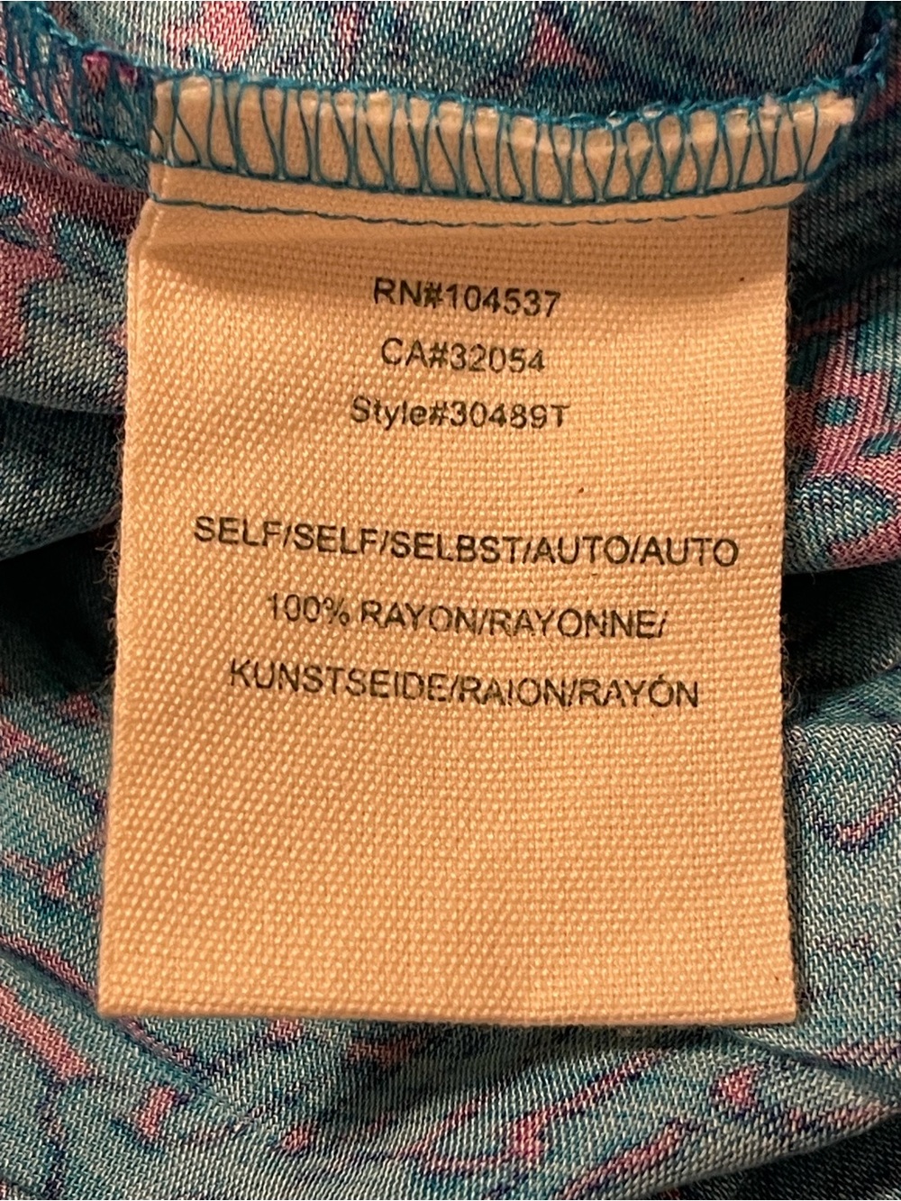 TINY by ANTHROPOLOGIE NWOT Annmarie Midi Dress in Blue Motif - Picture 8 of 9